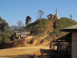 Gilded zedis (Buddhist shrines) are ubiquitous in Burma (Myanmar)