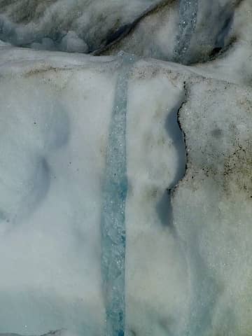 strange ice layer