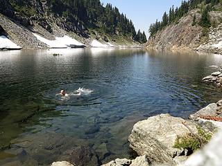 Swimming in Gunn Lake