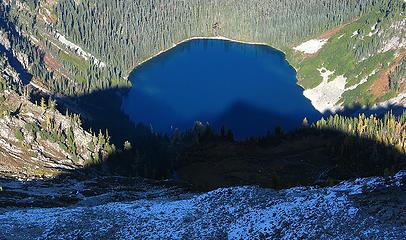 Summit shadow on Rainy Lake