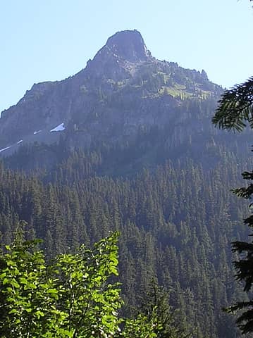 Hibox mountain from Rachel Lake trail