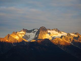Mount Logan alpenglow
