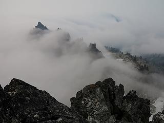Clouds on the Slipper Slab Crest