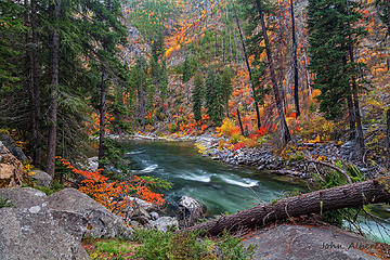 October in Tumwater Canyon