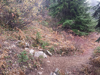 The trail to Mount Sawyer Summit from 1058