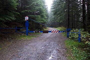 Here's a photo of the gate. The "parking" is just a wide spot left of the road before the gate. Yes, you can legally park here and hike up the CCC road. Don't forget your Discover Pass.