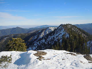 Ridge view from Iron