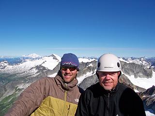 S and W on Sahale summit 8700'.