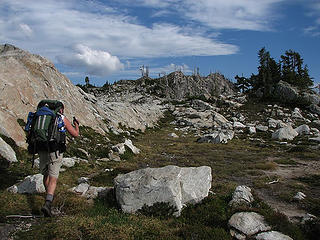 Jeremy on Escondido Ridge