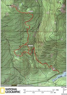 Goat Mountain GPS Track