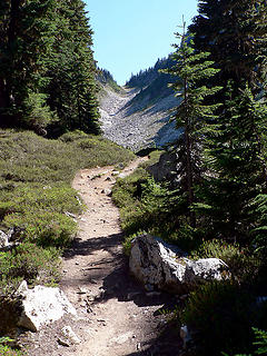 Surprise Gap, as seen on trail heading S 8.14.07.