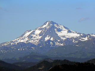 Glacier Peak, as seen from the summit of Surprise Mtn. 8.14.07.