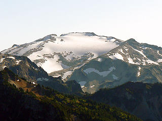 Hinman, as seen from near the summit of Surprise Mtn. 8.14.07.