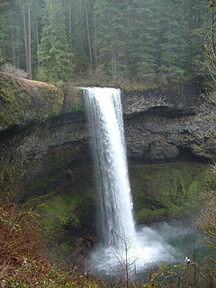 South Falls, one of the wonders along the South Fork of Silver Creek, is 177 ft. high