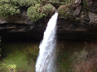 North Falls, one of most dramatic falls in the park is 136 ft. high