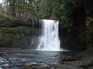 Upper North Falls, one of the more overlooked falls in the park is 65 ft. high