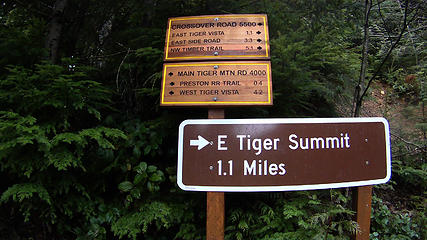 Tiger Mtn new signs