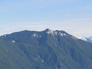 Si/Teneriffe from bench near East towers.