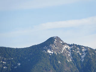 Teneriffe summit from 3rd ledge.