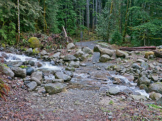 Improved Bessemer creek crossing. 
Sitka Spruce  to CCC WA 2/1/14
