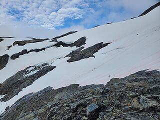 Section below Sahale Glacier Camp/Moraine.