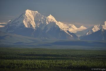 Alaska Range from Big D Bluff