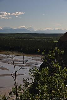View from Big D bluff, at the confluence of Delta and Tanana Rivers