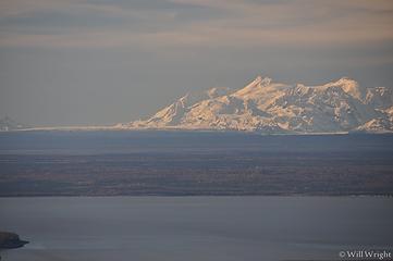 Mt. Spurr across Cook Inlet from Anchorage
