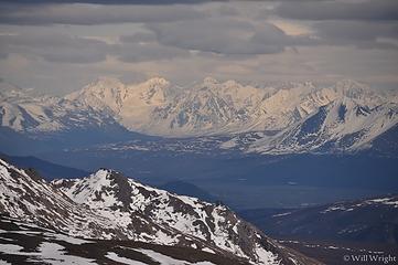 View from Primrose Ridge, Alaska Range