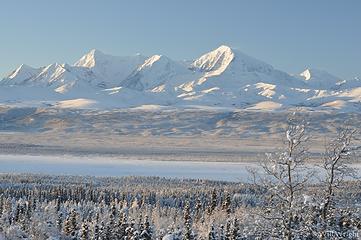 Alaska Range from Richardson Highway