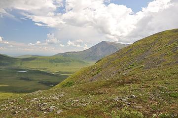 Ridge in Alaska Range, for work