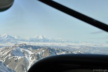 Alaska Range from the air