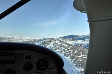 Flying over the Granite Mountains