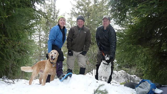 Natapoc Peak with Tom and Jasper 03-03-14