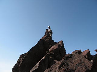 Bob on the summit of Echo Rock