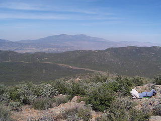 View NE to Santa Rosa Mtn. & Toro Pk.