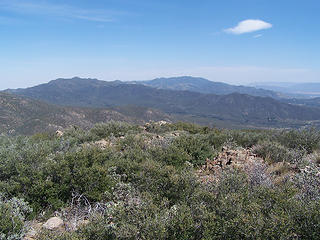 View SE to Combs & Hot Springs Mtn.