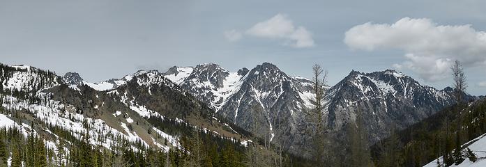 Panorama of the Enchantment Peaks
