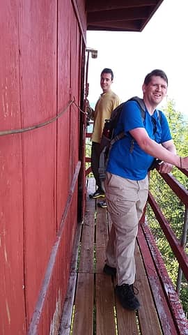Adam and Craig at Timber Lookout