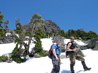 Randy And Craig Ready To Tag The Summit