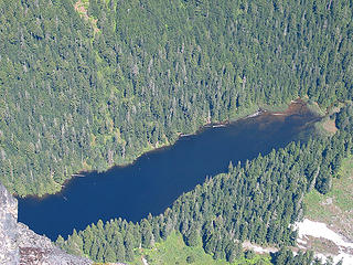 Barclay Lake From Baring Mtn