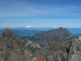Mt Baker, Mt Shuksan, And White Horse From 3 Fingers
