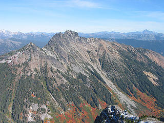 Three Queens From Hibox Mtn (Mt Stuart To Distant Right)