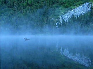 Morning Fog On Eagle Lake