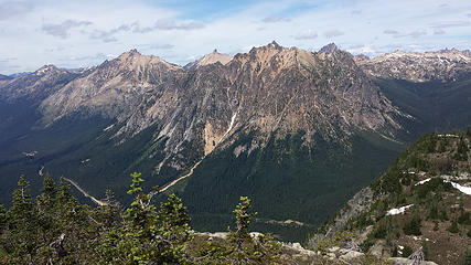 Methow Pinnacles, Golden Horn, Mt Hardy, Tower, and The Needles