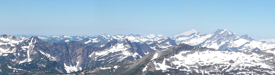 Summit views to the north