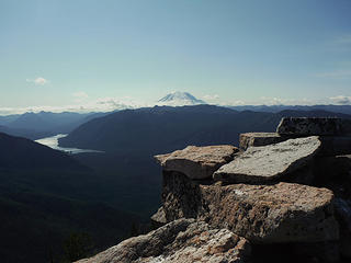 Summit Cairn and Rainier