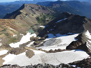 Conrad Glacier and Cold Lake Basin.