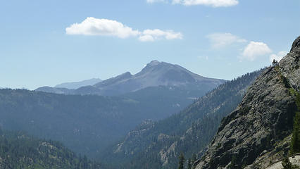 Mammoth Mountain as seen from the Shadow Lake trail
