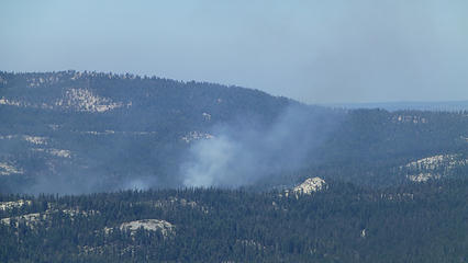Can't seem to get away from the season of forest fires in the mountains - this on the SW side of Yosemite
